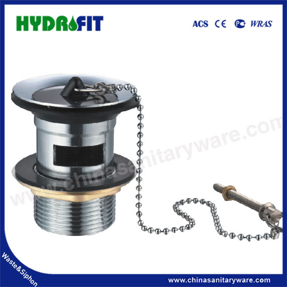 Factory Bathroom Kitchen Brass Zinc Stainless Steel Wash Basin Pop-up Click Clack Rotating Plug 1 1/4" 1 1/2" Chrome Brushed Overflow Drain Waste (BW2001)