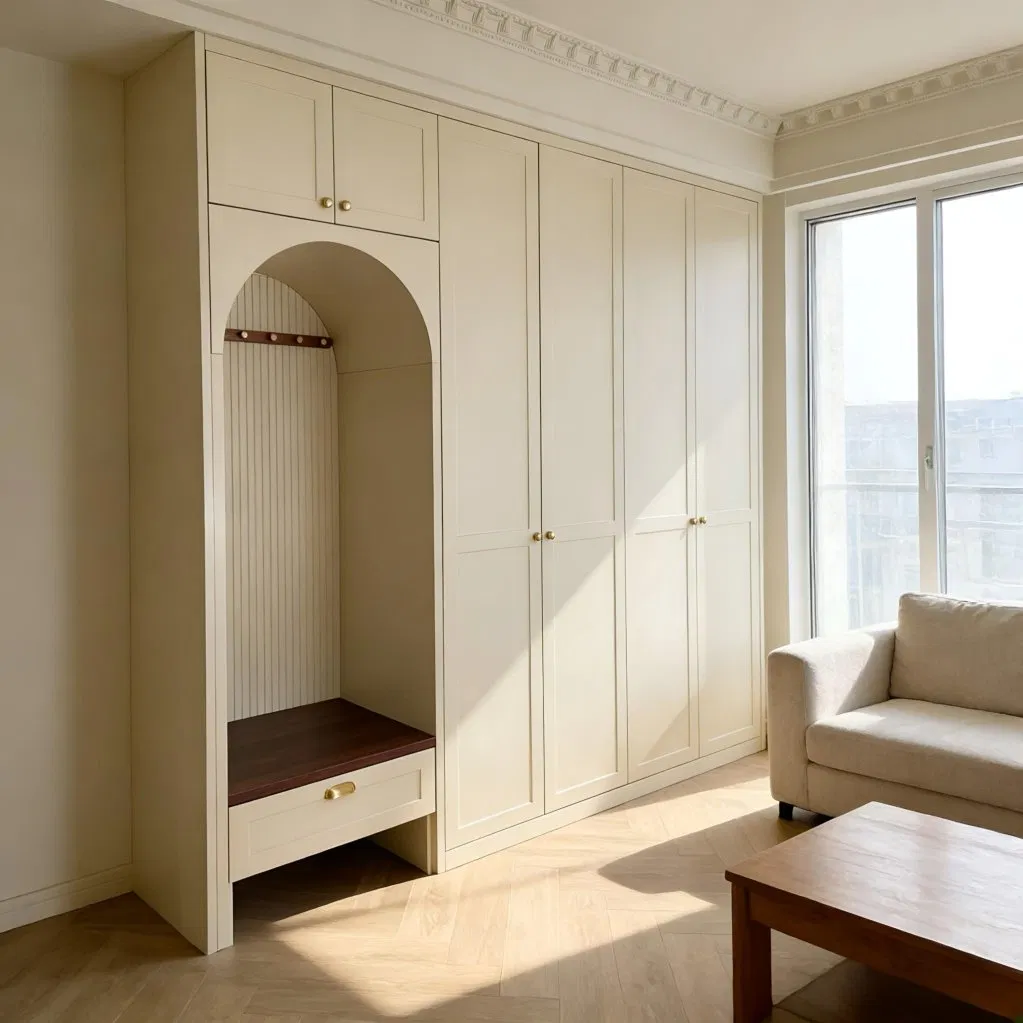 New Style Aluminum Kitchen Cabinets with Drawers for Hotel