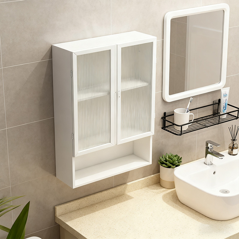 Warehouse Style Heavy Duty Steel Corner Wall-Mounted Storage Rack, Kitchenware Cabinet Simple Installation for Home Kitchen