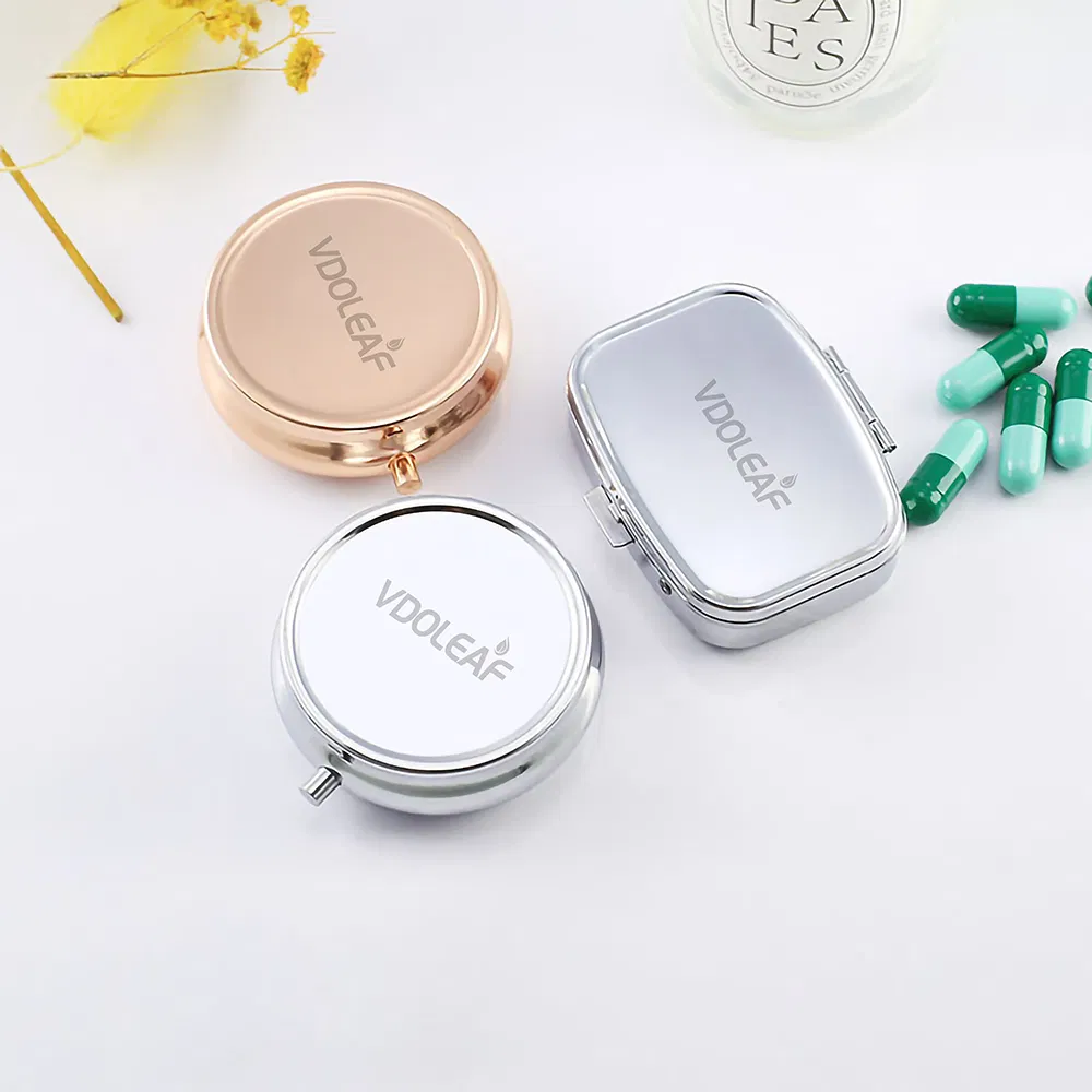 Aluminum Storage Jar Portable Airtight Smell Proof Container Box Multipurpose Storage Container for Spices