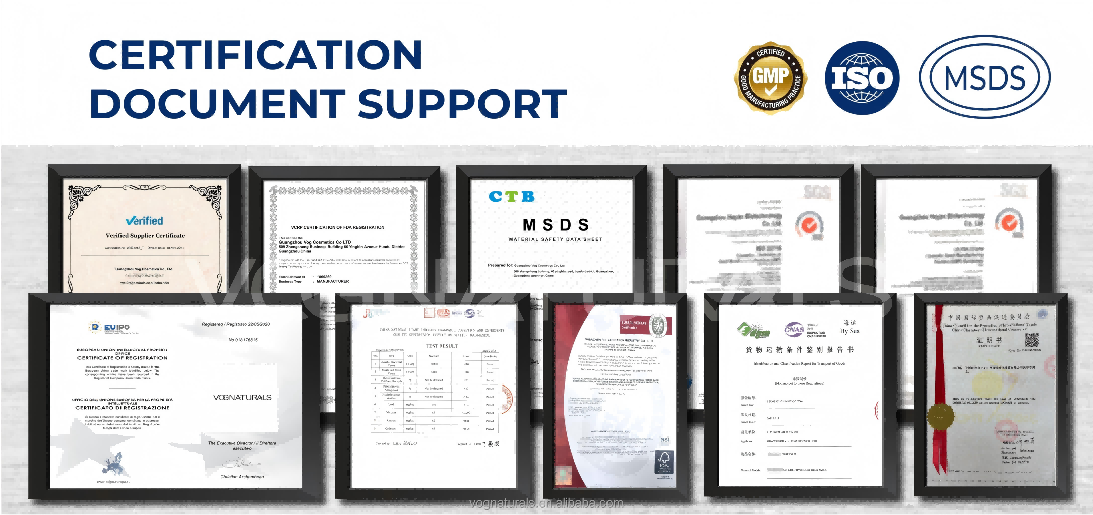 Certifications