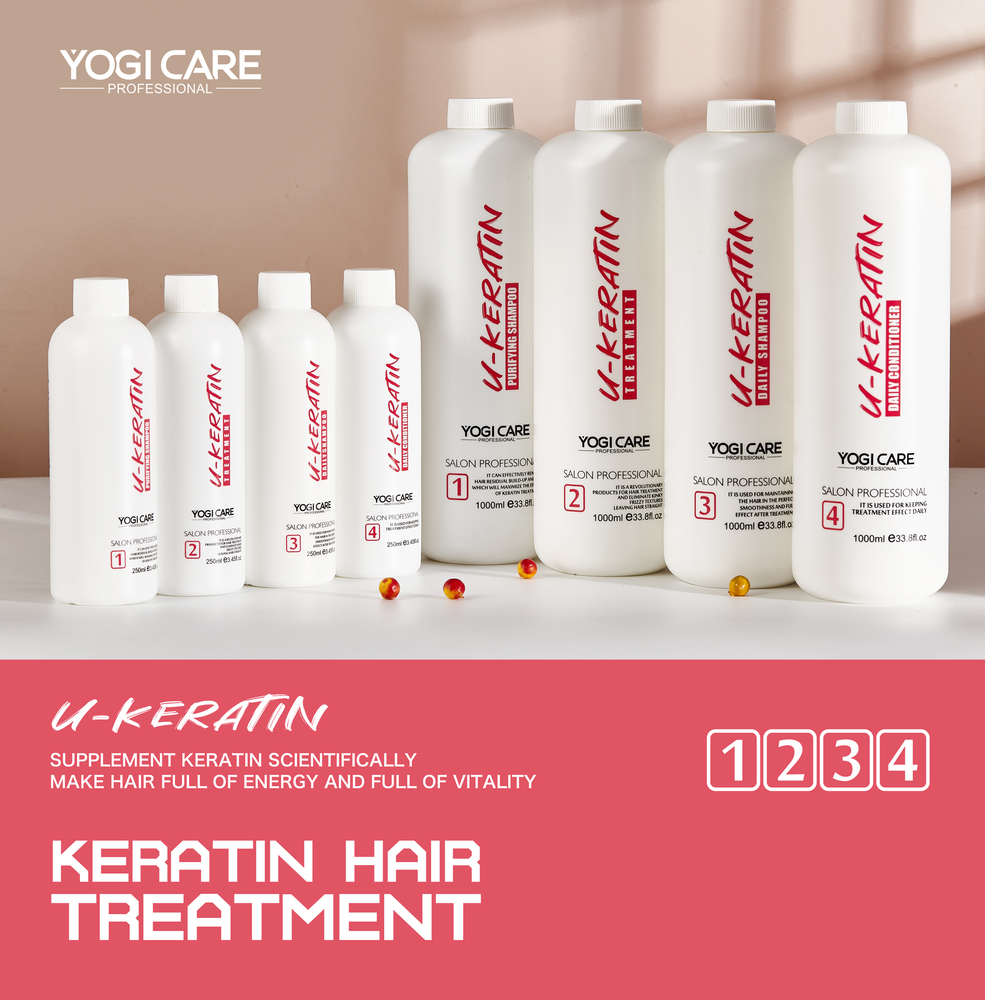 Private Label Daily Care Keratin Shampoo Moisturizing Hair Shampoo OEM Wholesaler