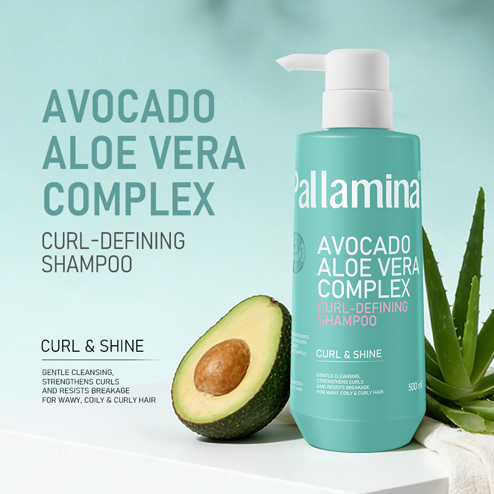 Private Brand Sulfate-free Pure Natural Organic Hair Growth and Anti-hair Loss Anti-Dandruff Volume Avocado Aloe Vera Shampoo