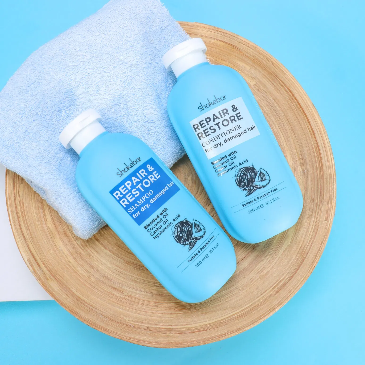 Shakebar Organic Damage Repair Hair Shampoo and Conditioner