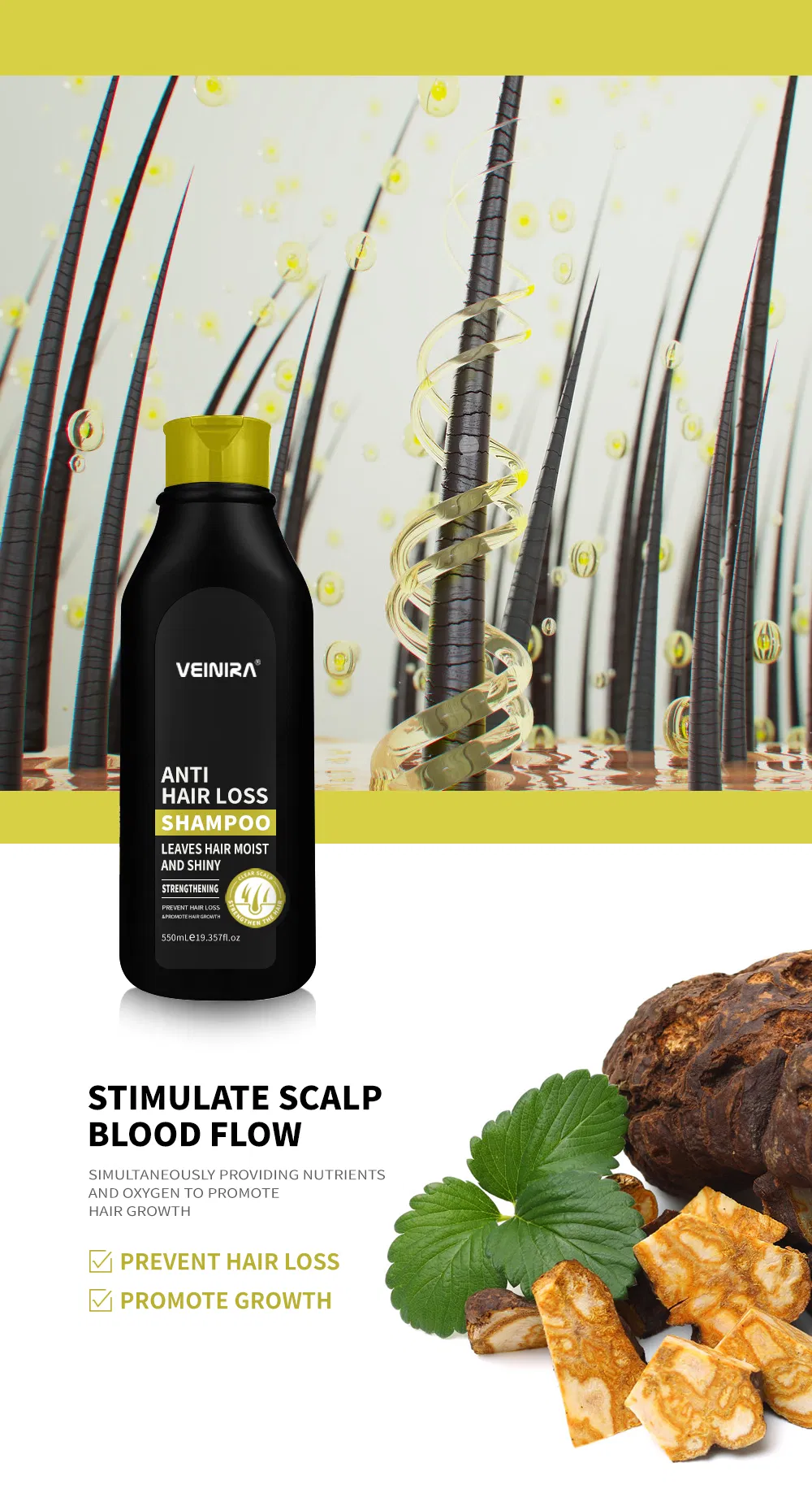 Ginger Hair Shampoo Formula