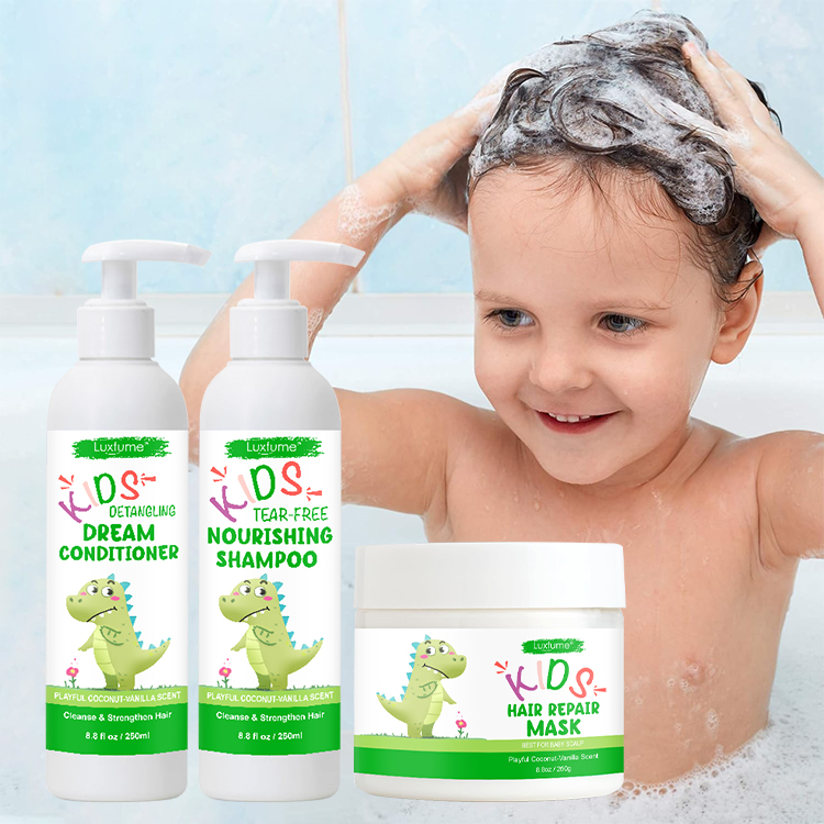 Tear-Free Kids Shampoo and Conditioner Hair Repair Mask Hair Kids Shampoo Sets