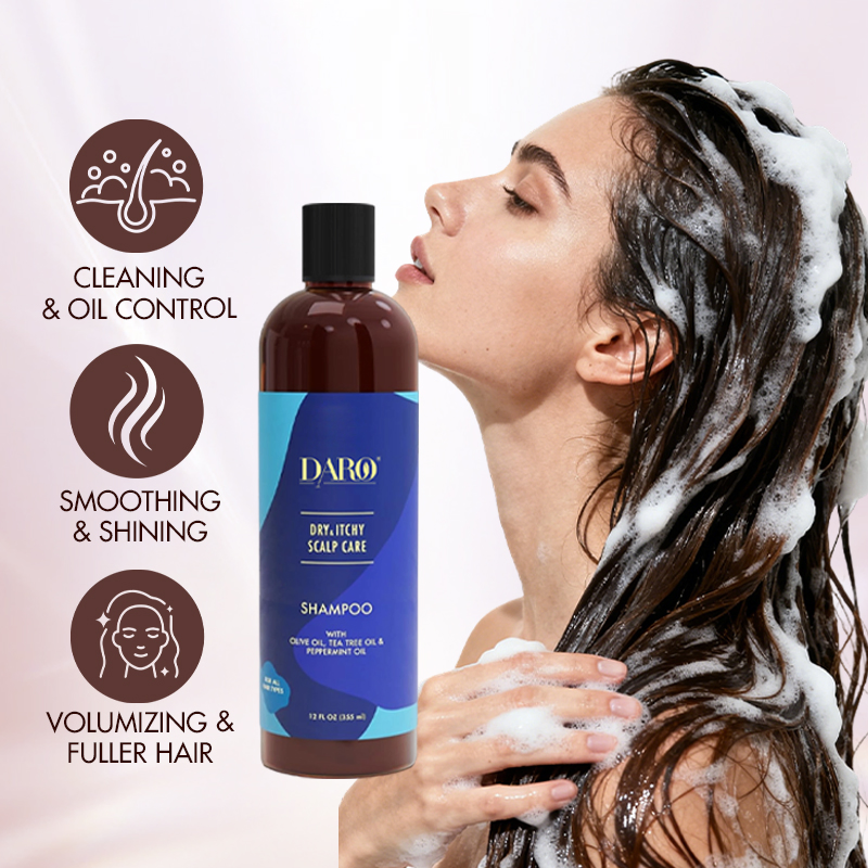 Olive &amp; Tea Tree Oil Anti Itch Smoothing Private Label Shampoo