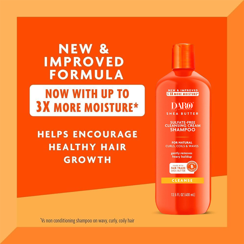 Shea Butter Natural Hair Cleansing Cream Shampoo Moisturize Repair Dry Damaged Hair