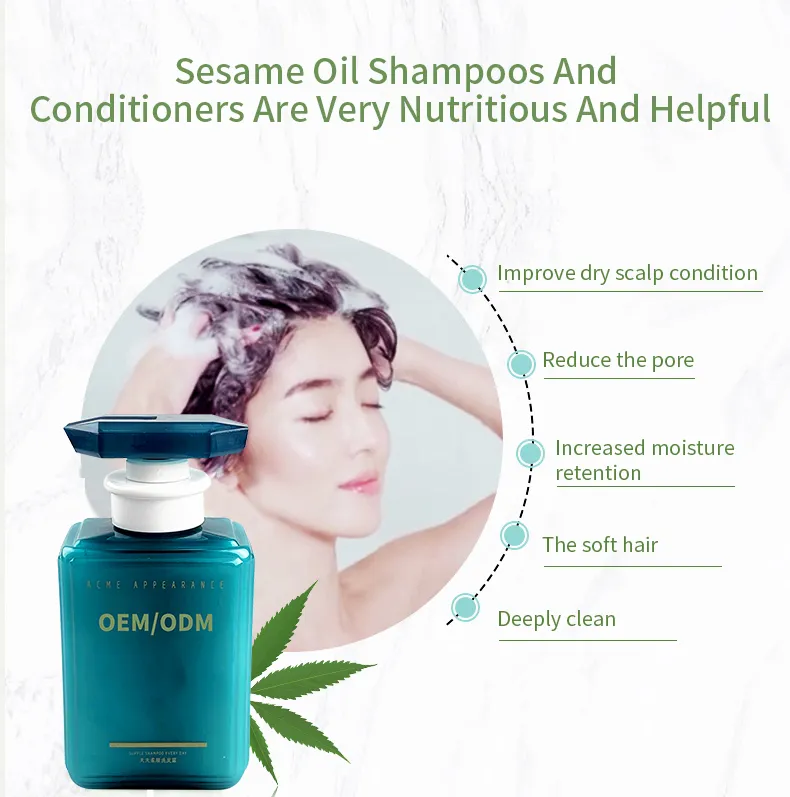 Soothing Moisturizing Improve Dry Hair Natural Sulfate Free Shampoo and Conditioner