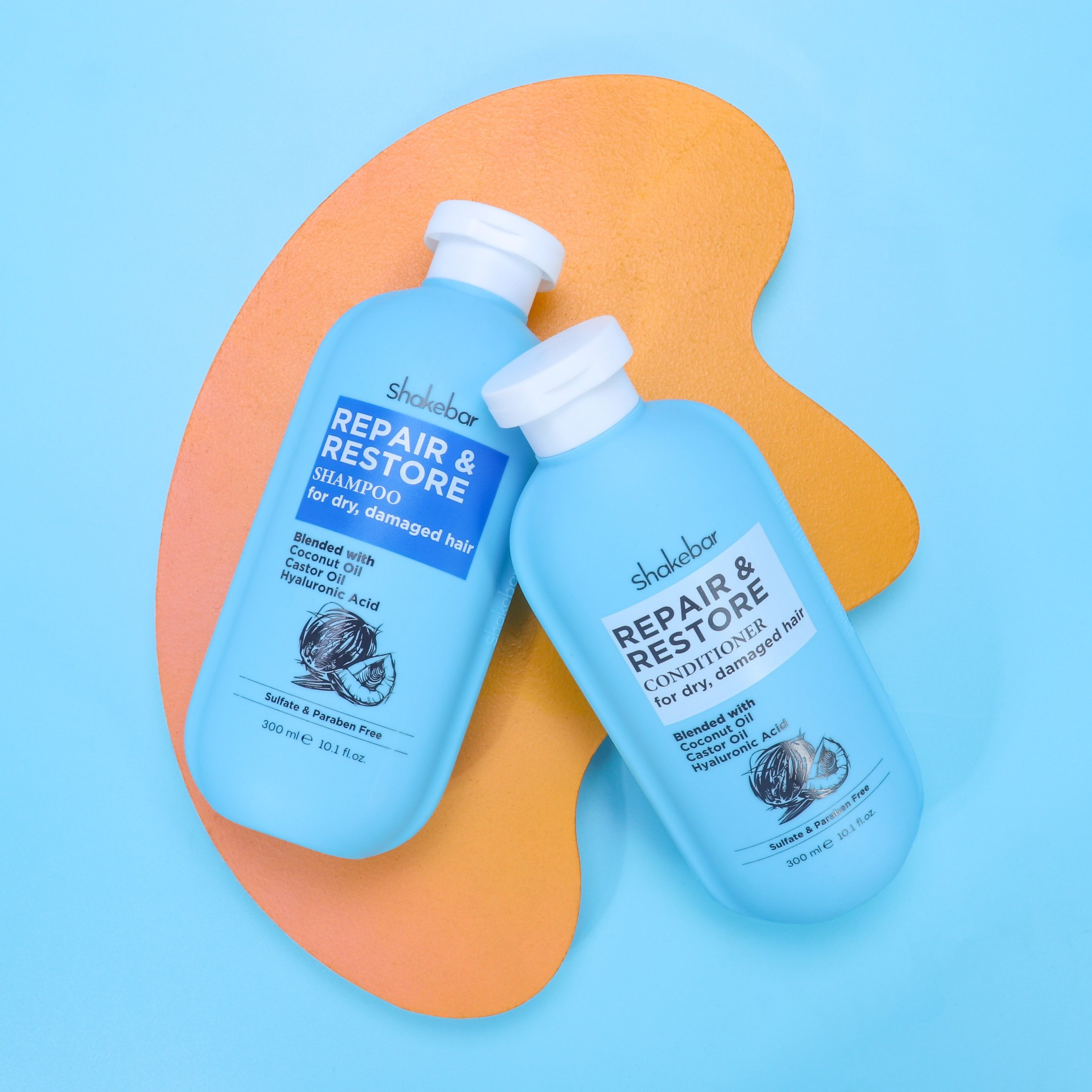 Shakebar Organic Damage Repair Hair Shampoo and Conditioner
