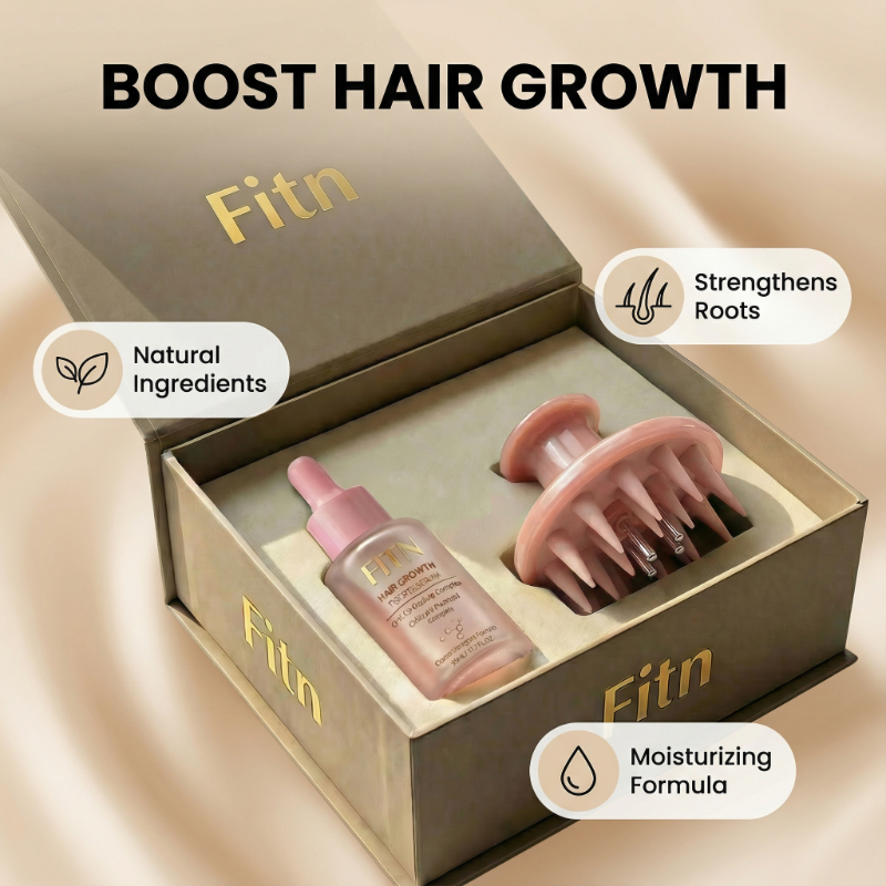 Pure Natural Organic Hair Growth Oil Nourishing 2 In 1 Formula Squalane Strengthens Hair Repair Damage Prevention Quality Supply