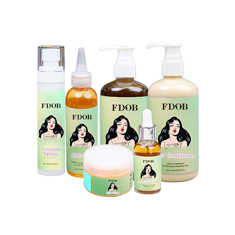 Natural Herbal Chebe Hair Care Set Anti-Dandruff Refreshing Shampoo Prevents Thinning Anti-Hair Loss Promotes Hair Growth for
