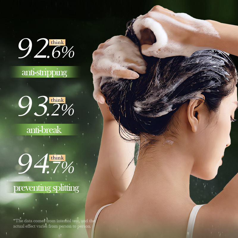 Best-selling Ginseng Polygonum Multiflorum Anti-Hair Loss Shampoo Gel Rich Extracts Nourishing Cleansing Oil-Control Refreshing