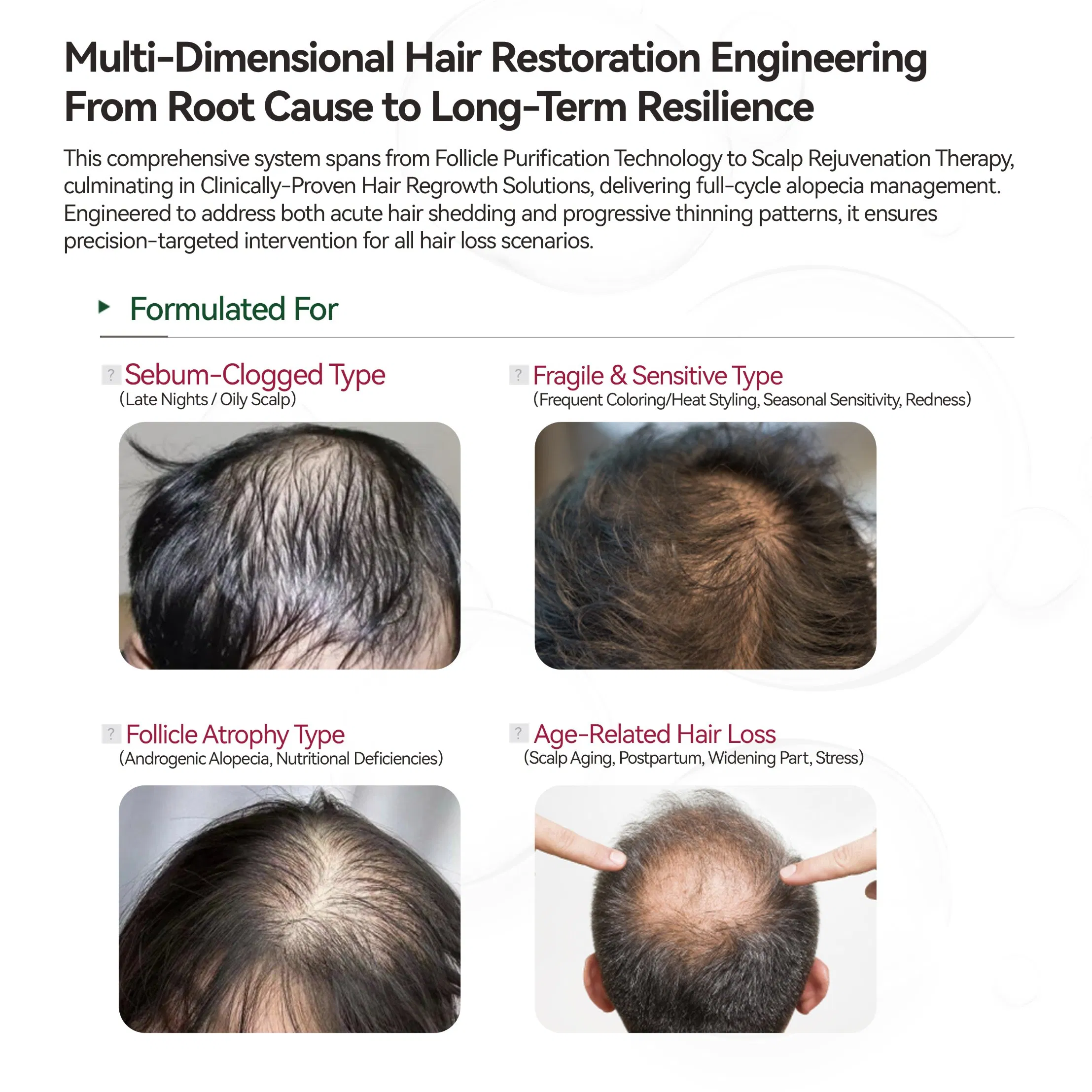 Beaver Natural Herbal Hair Care Growth Biotin Ginseng Anti Hair Loss Shampoo