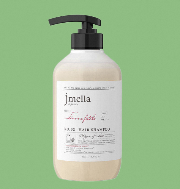 JMELLA IN FRANCE FEMME FATALE HAIR SHAMPOO 500ml Alluring Scent Shampoo For Volumizing And Smooth Hair With Luxurious Fragrance