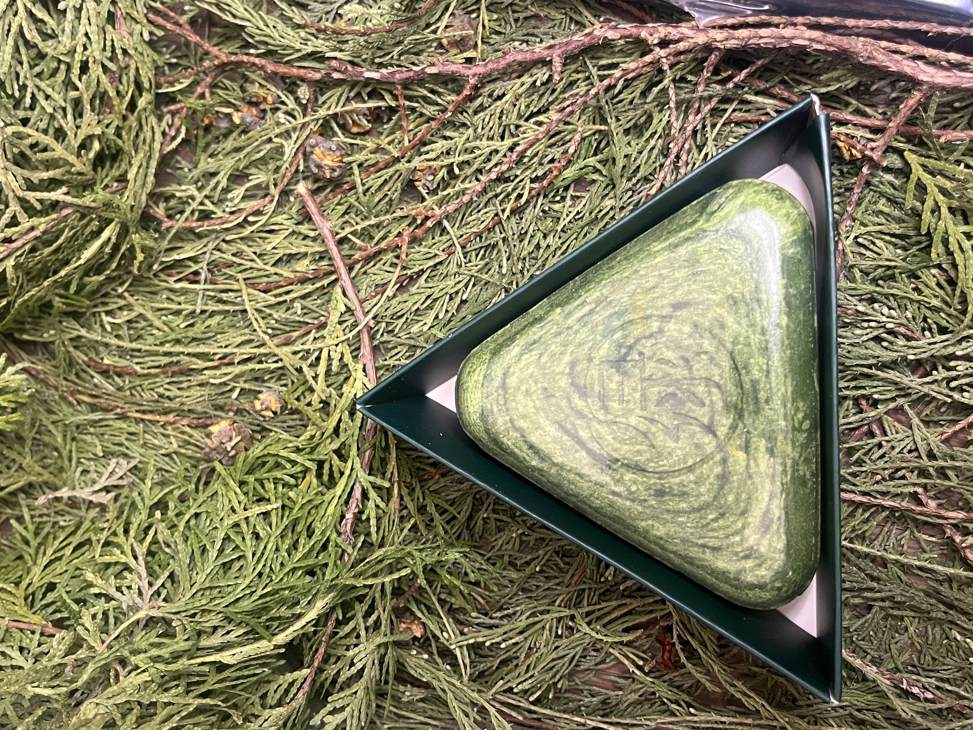 Seven Green Organic Shampoo Soap Usman Grass Handmade Solid Concentrated Formula Color Protection Anti-Oil Control Dandruff