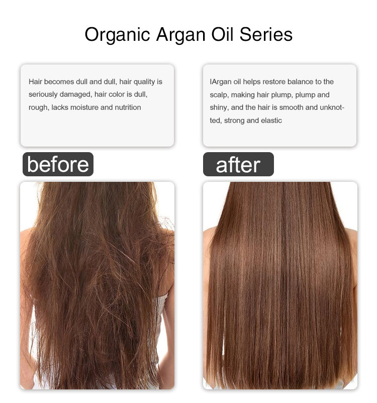 OEM Maxcare Custom Luxury Private Label Set Sulphate-Free Natural Argan Oil Shampoo Conditioner Organic Nourishing Fluffy