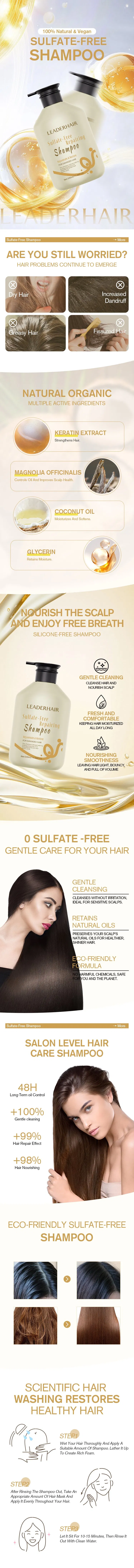 Sulfate-Free Rejuvenate & Restore Shampoo for Damaged Hair