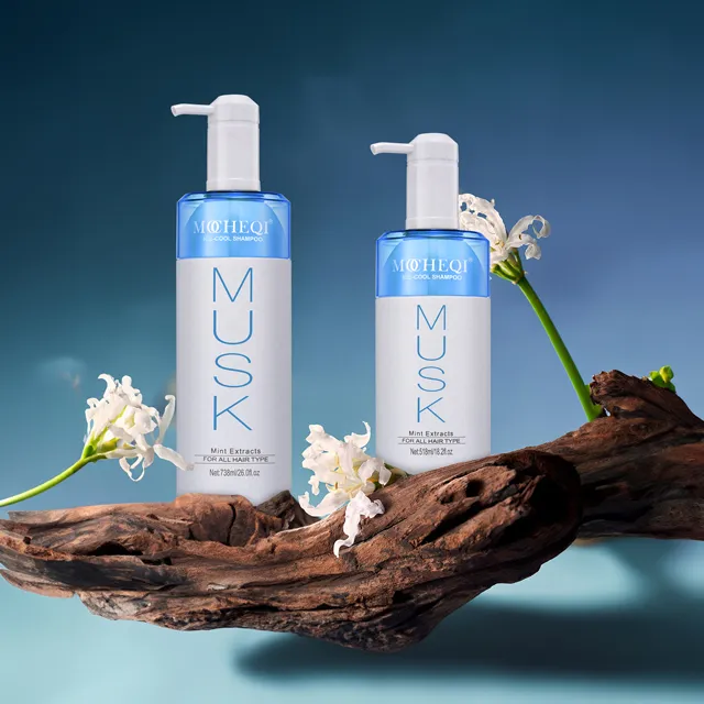 Mocheqi Sulfate Free Mild Organic Nourishing Moisturizing Anti-Dandruff Hair Shampoo for Salon Use Wholesale