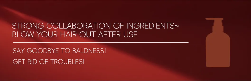 Ginger Anti Hair Loss Hair Growth Shampoo