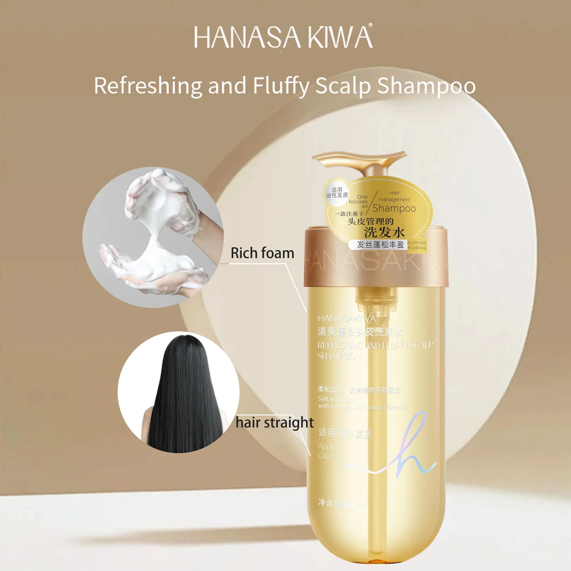 Sulfate-Free Clarifying Shampoo Salon Professional Oil Control