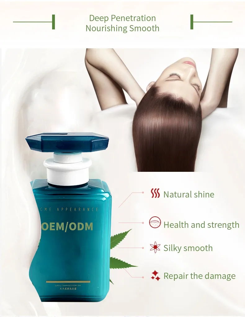 Soothing Moisturizing Improve Dry Hair Natural Sulfate Free Shampoo and Conditioner