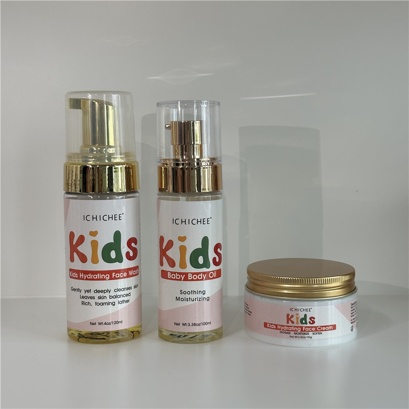 Organic Sulfate-Free Hair Shampoo Set Kids Curly Hair Care Product Refreshing Nourishing Smoothing Customized Label Low Price factory price