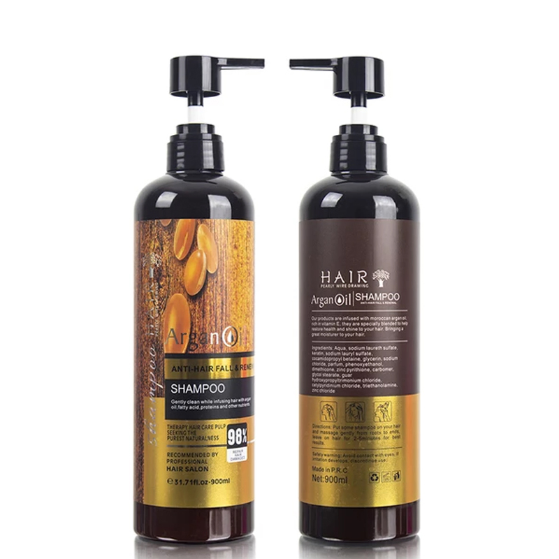 Factory Price Mild Sulfate Free Perfume Smell Argan Oil Professional Hair Shampoo