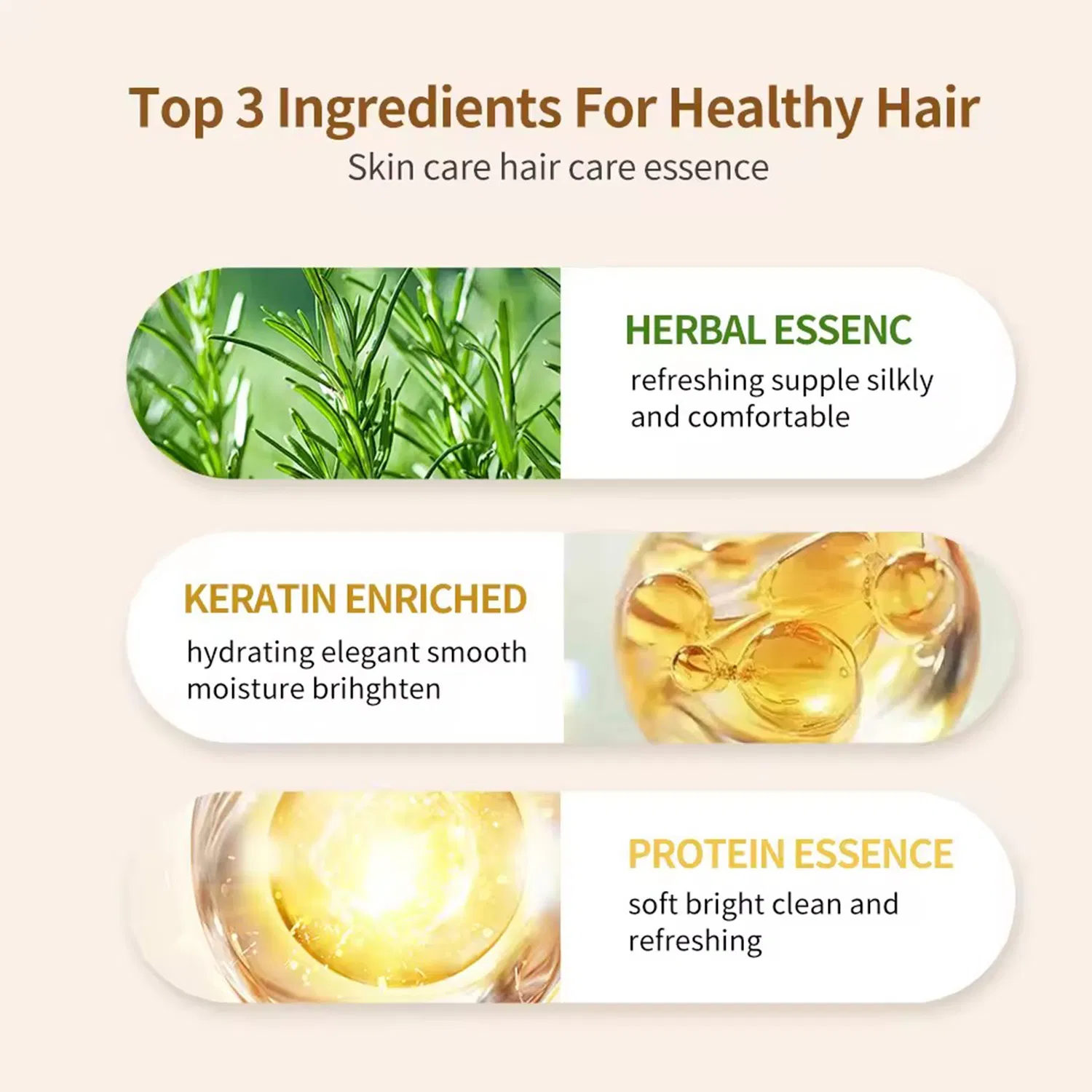 Sulfate Free for Strengthen Weak Hair Shampoo Remove Dandruff and Relieve Itching