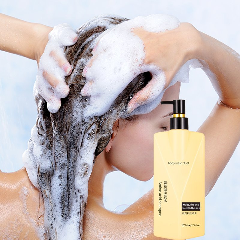 ODM OEM Natural Amino Acid Shampoo Anti Dandruff Hair Shampoo Clear Shampoo for Moisturizing Hair Fluffy