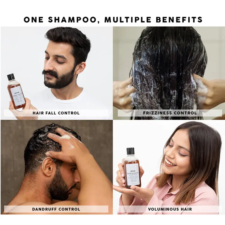 Custom Anti Frizz Hairfall Control Greying Volumizing & Anti Dandruff Shampoo