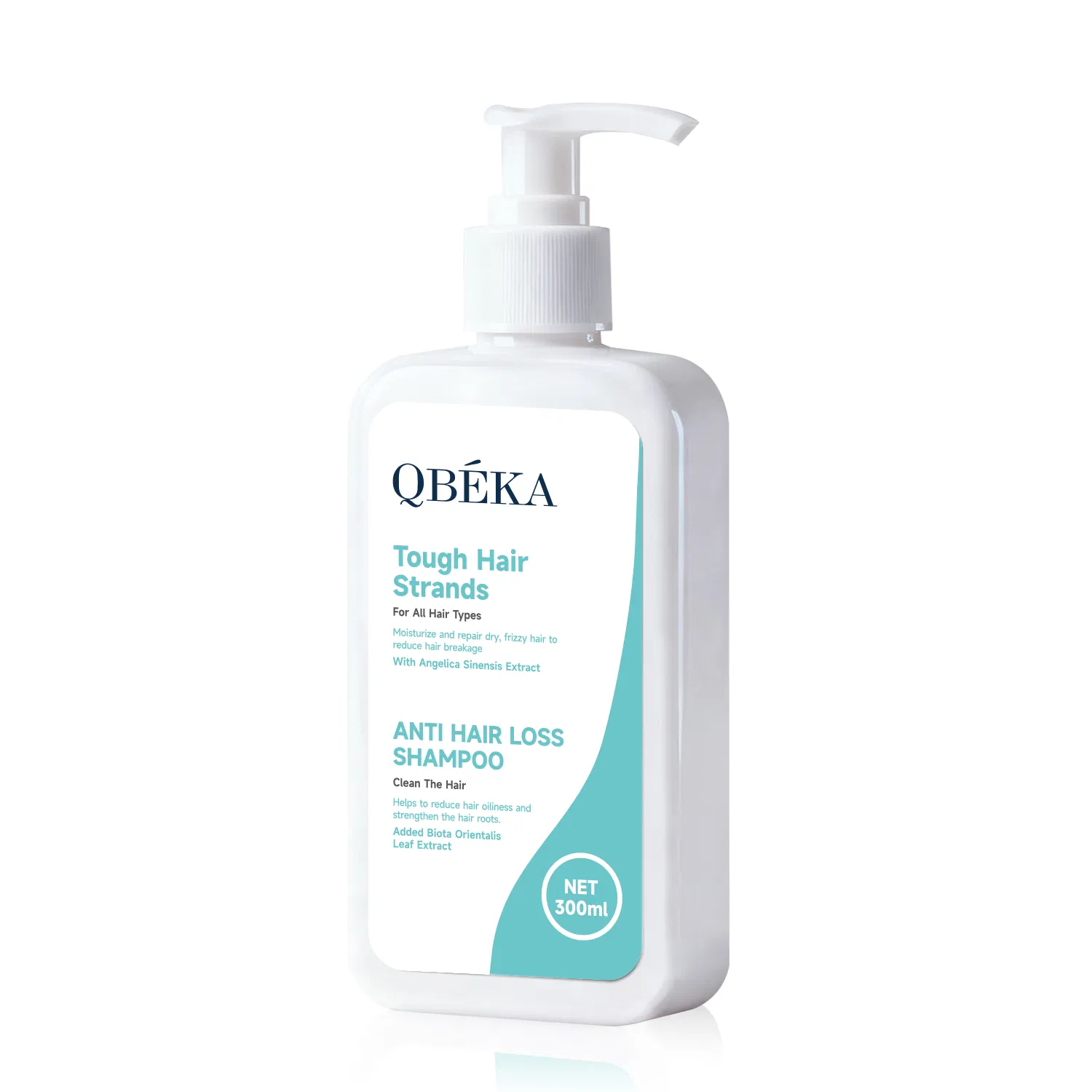 Qbeka Herbal Refreshing Shampoo for Anti-Hair Loss &amp; Scalp Revitalization