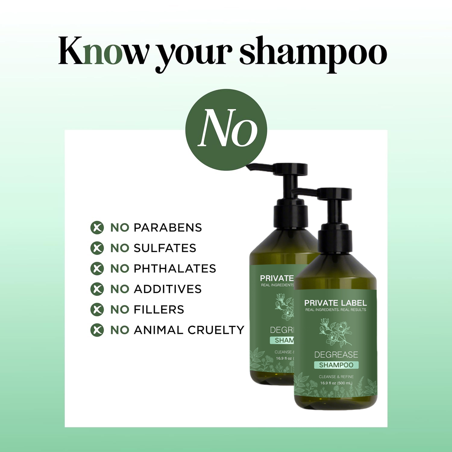 Clarifying Shampoo for Oily Hair and Scalp - Deep Cleansing Shampoo Build up Remover - Degrease Shampoo for Greasy Hair &amp; Scalp