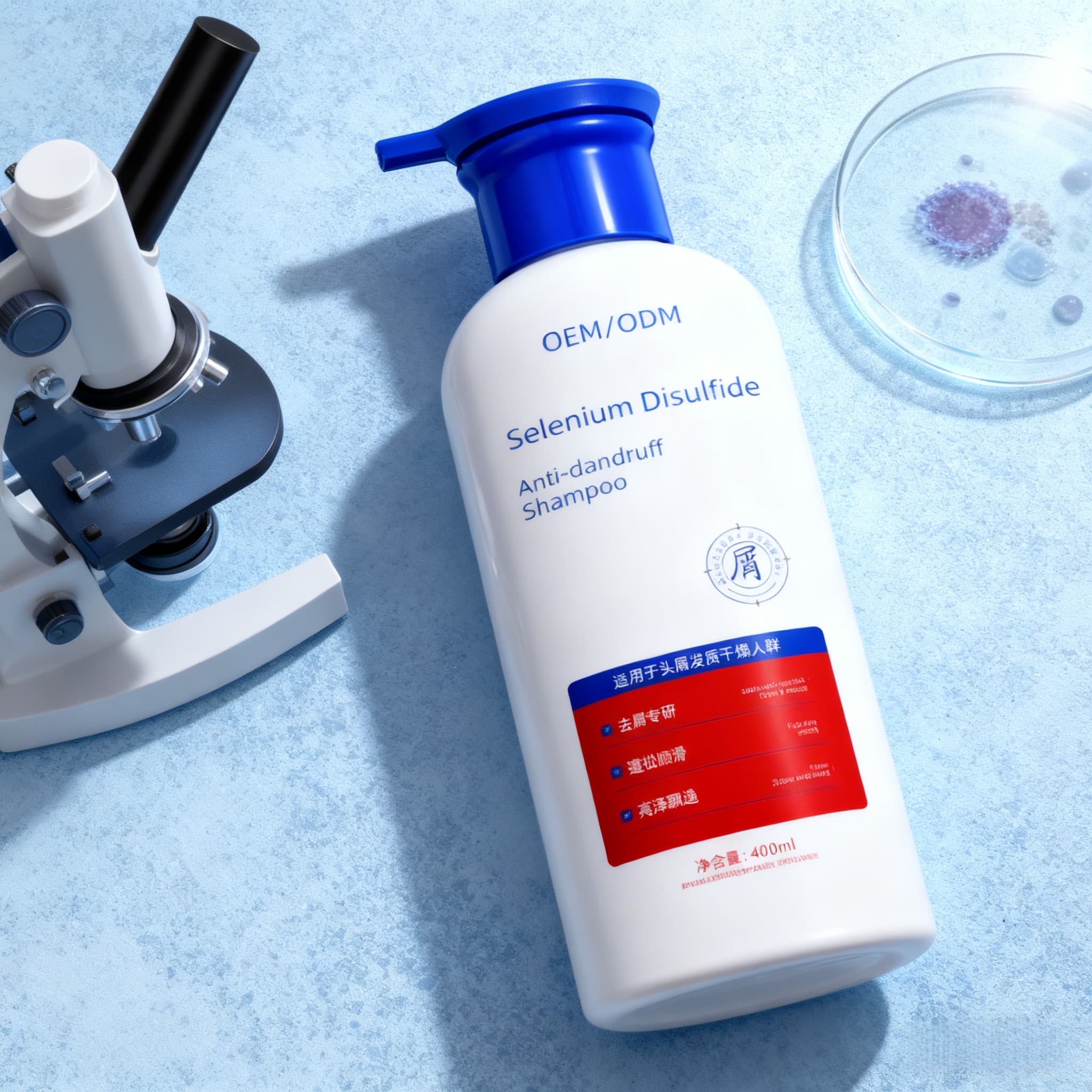 Selenium Disulfide Dandruff Shampoo Professional Wanchao Deep Scalp Cleansing Fluffy Hair Refreshing Soothing Softening