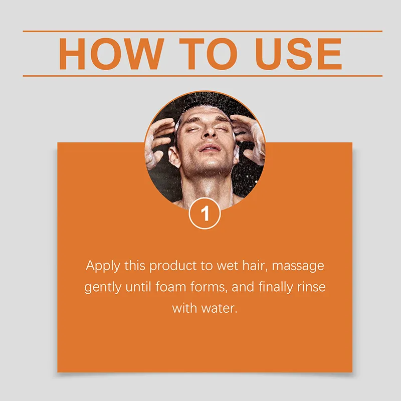 Men's Anti-Dandruff Shampoo Scalp Care & Hair Strength Gel Refreshing Mint