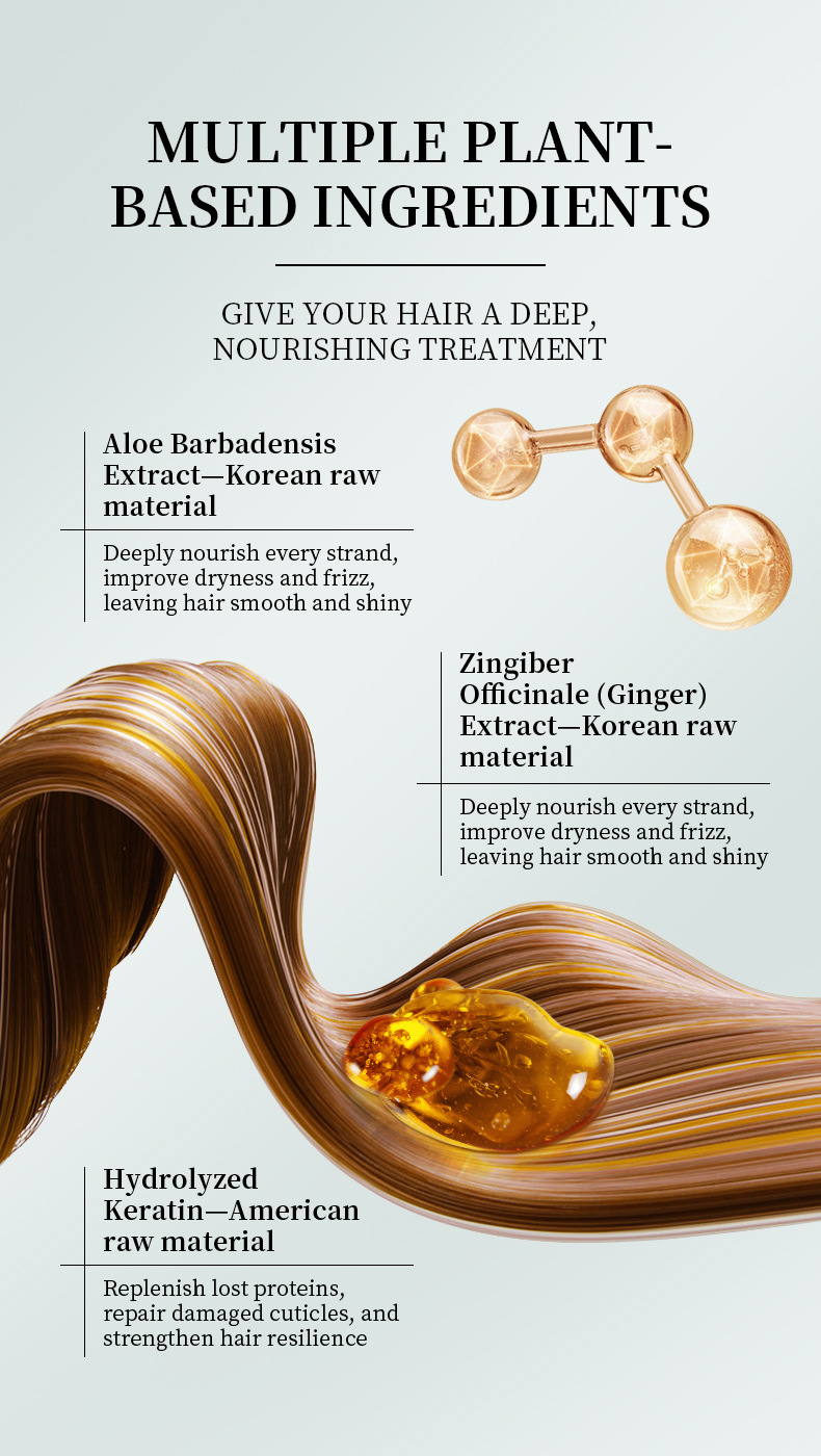 Custom Logo Private Label Herbal Shampoo 300ml Damaged Hair Moisturizing Smoothing Clearing Refreshing