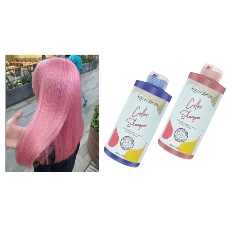 New Design Moisture Strengthening Protection Hair Color Shampoo