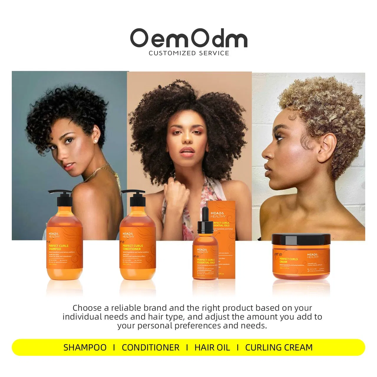 Custom Wholesale and Retail 5% Minoxidil Repair Damaged Volumizing Hair Treatment Natural Hair Growth Hair Shampoo &amp; Conditioner Hair Serum Hair Mask Hair Set