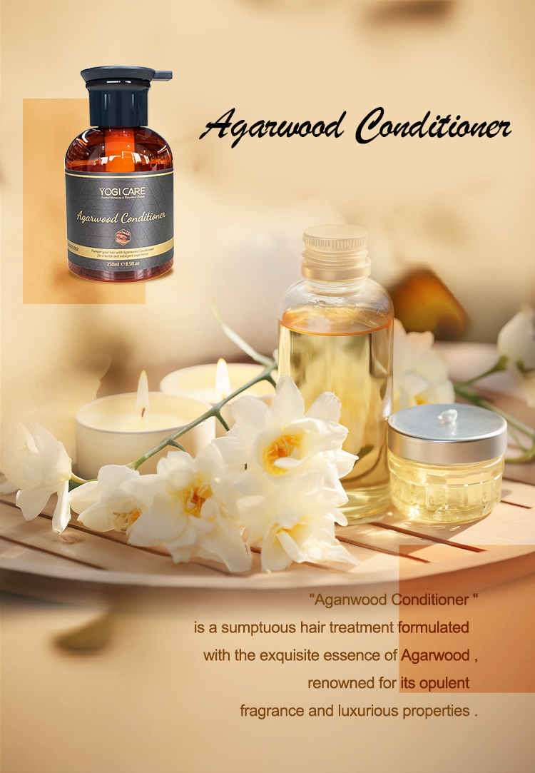 Fast Delivery Luxury Fragrance Sulfate-free Agarwood Moisturizing Repairing Herbal Hair Shampoo Conditioner Set