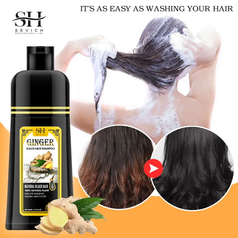 Ginger Black Hair Shampoo Image 5