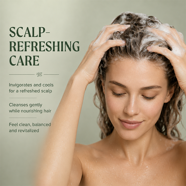 Natural Tea Tree Shampoo Anti Dandruff Scalp Care for Oily Hair Itchy Scalp Relief Nourishing Essential Hair Care