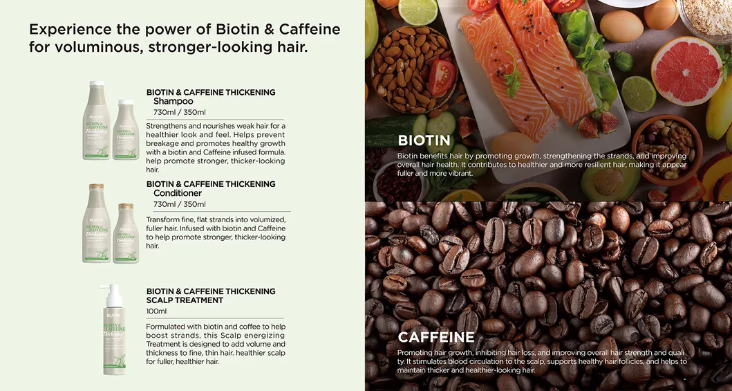 Biotin Hair Care Product Sulfate Free Hair Growth Shampoo Conditioner