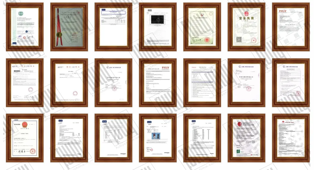 International Quality Certificates Display