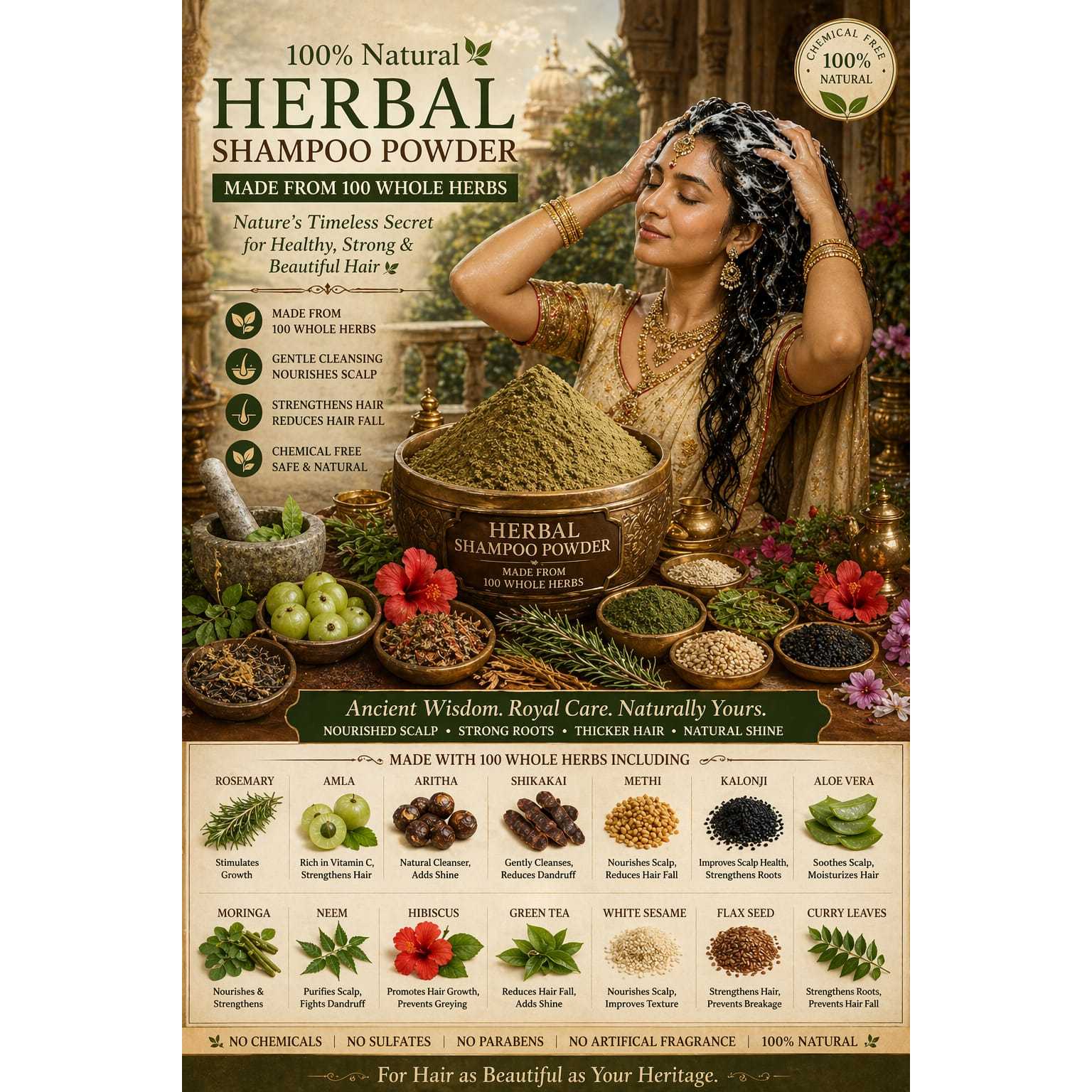 Herbal Shampoo Powder 1