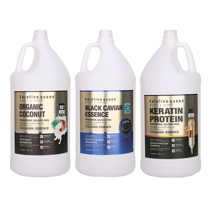 5L Bulk Large Capacity Salon Cream Shampoo Moisturizing Oil Control Nourishing Anti-Frizz Hair Wash Conditioner for Commercial
