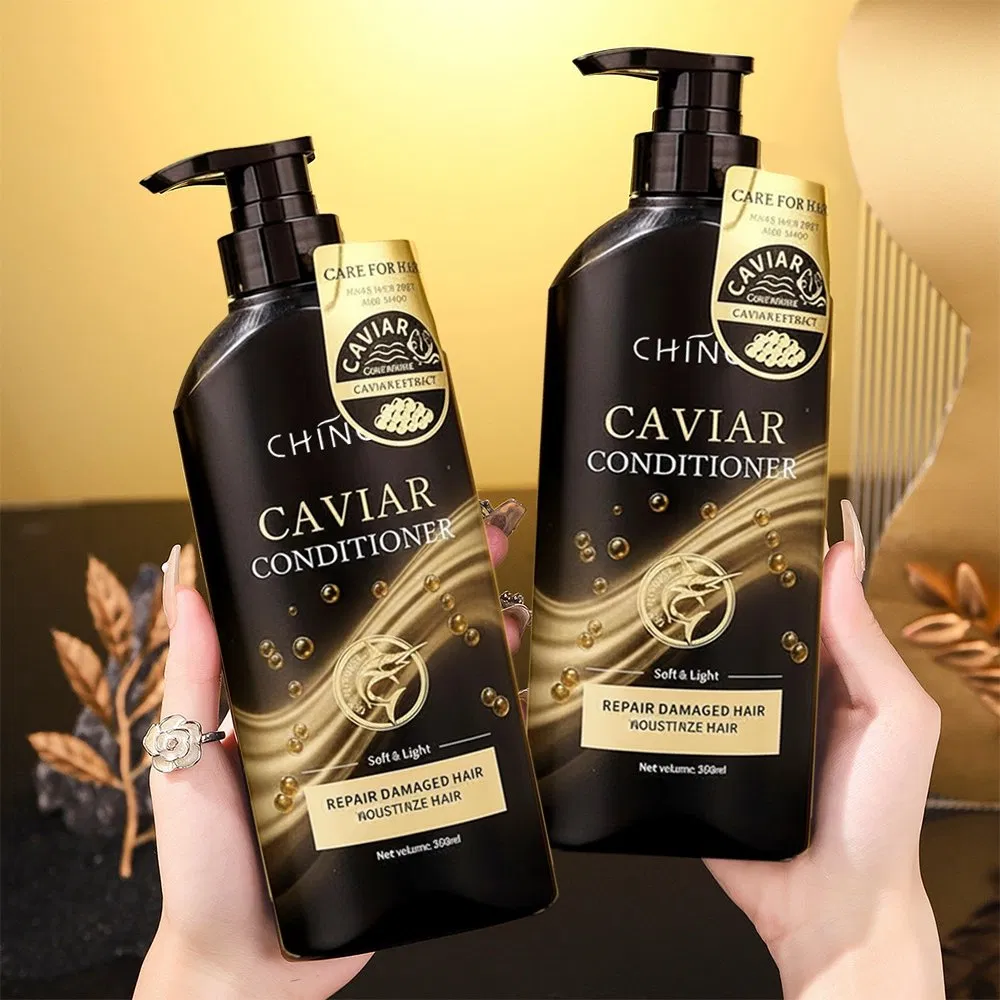 Caviar Shampoo and Conditioner Nourishing Moisturizing Anti-Dandruff Fluffy Caviar Hair Care Sets