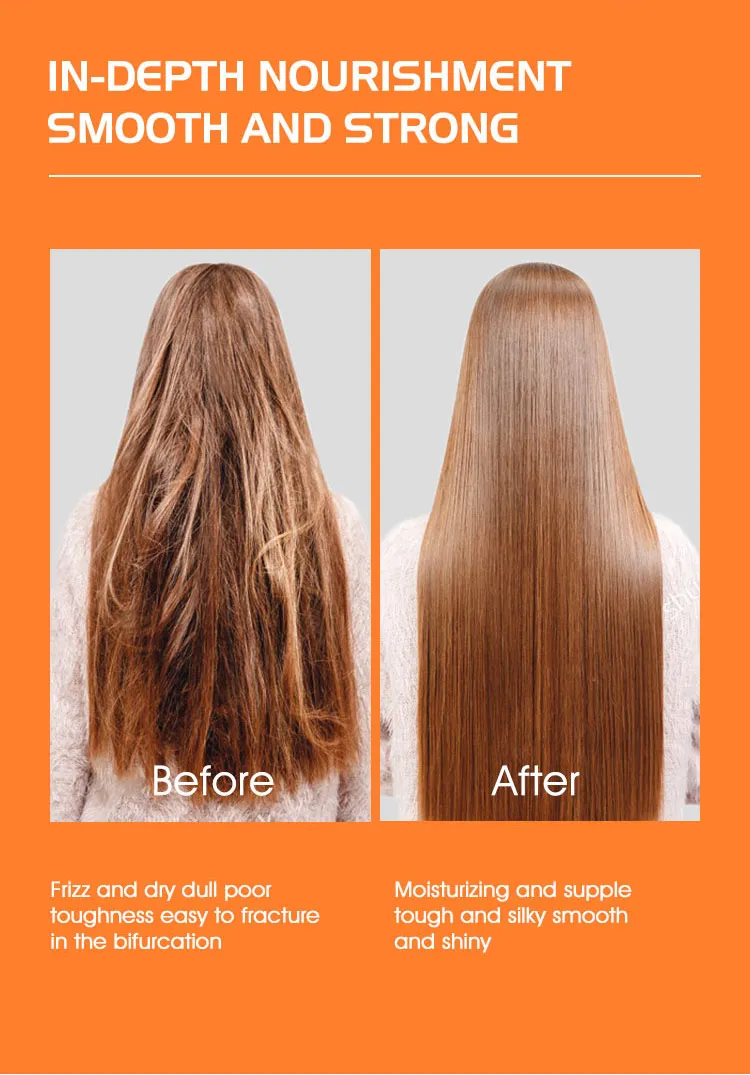 Before and after using effects
