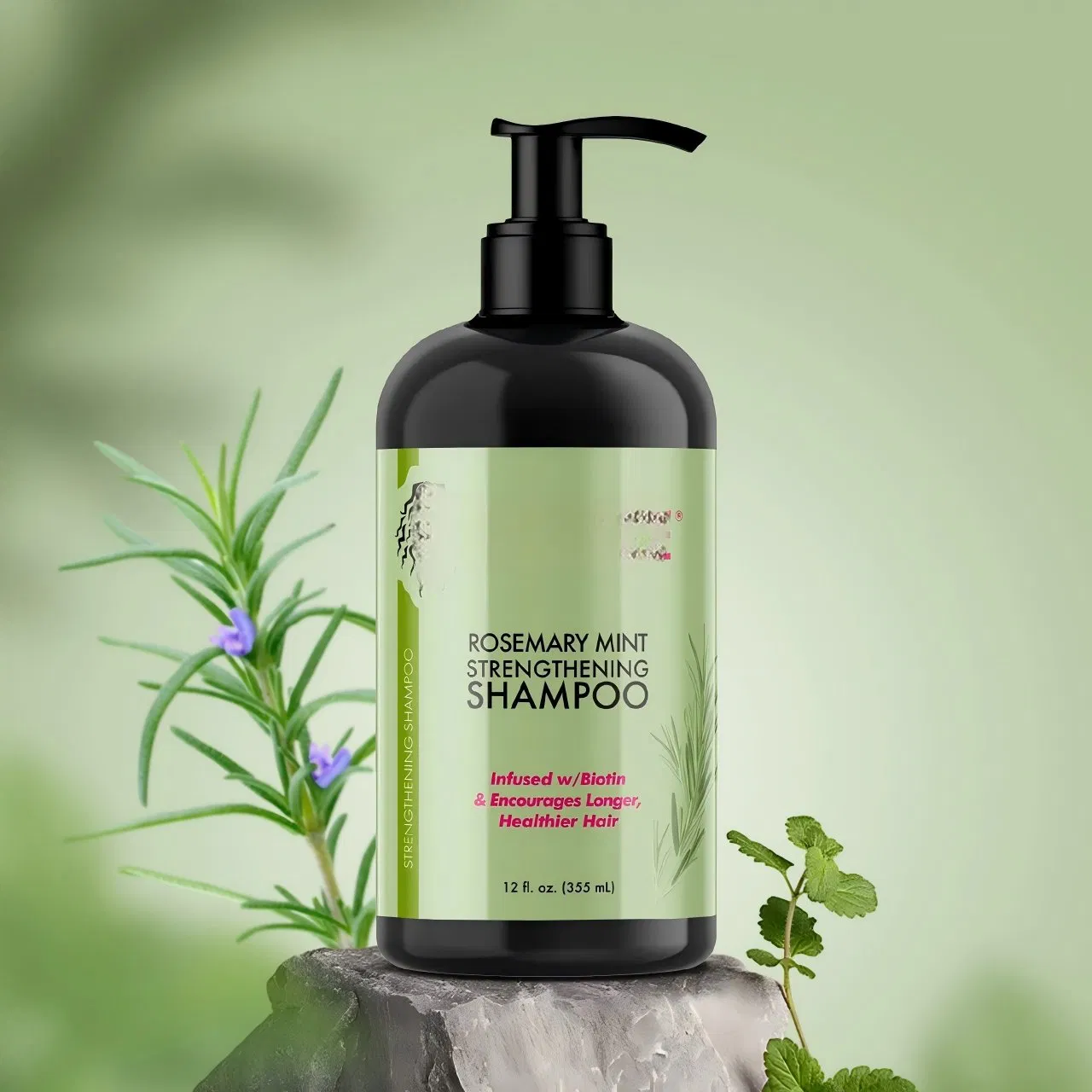 OEM Organics Rosemary Mint Hair Strengthening Biotin Shampoo, Private Label Shampoo