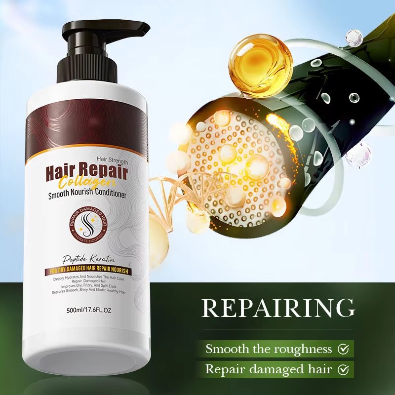 Private Label Shampoo Natural Organic Hair Care Oil Control Collagen Anti-dandruff Shampoo