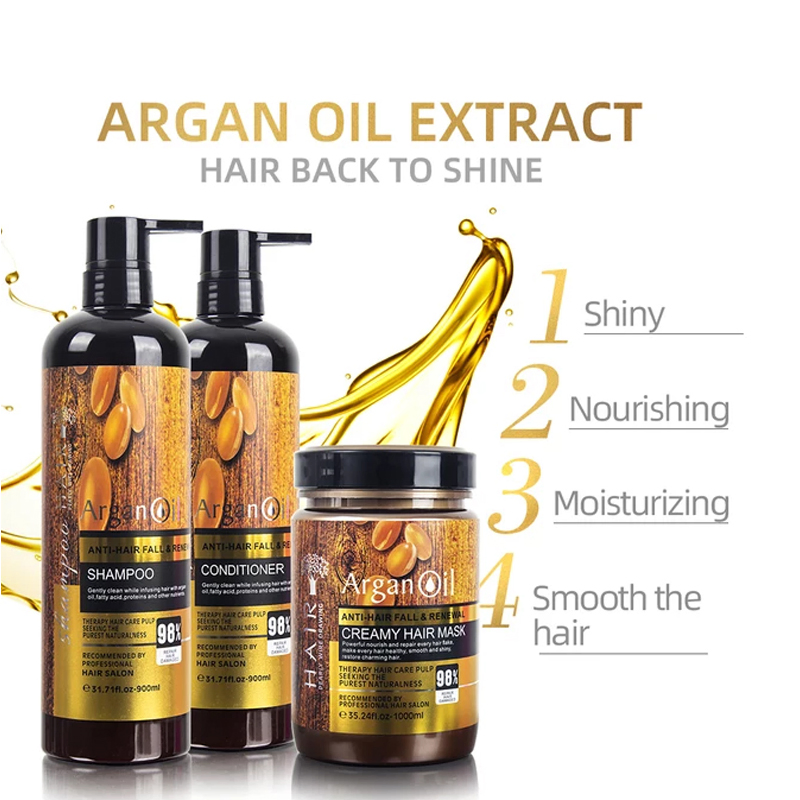 Hot Sell High Quality Argan Oil Nourishing Bio Professional Hair Care Shampoo